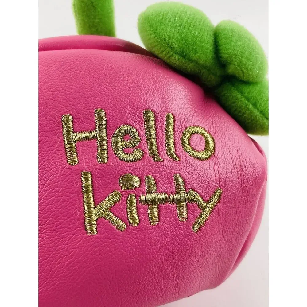Halloween Hello Kitty 7" Holding Pink Pumpkin Plush Polka Dot Container Sitting - Picture 4 of 11